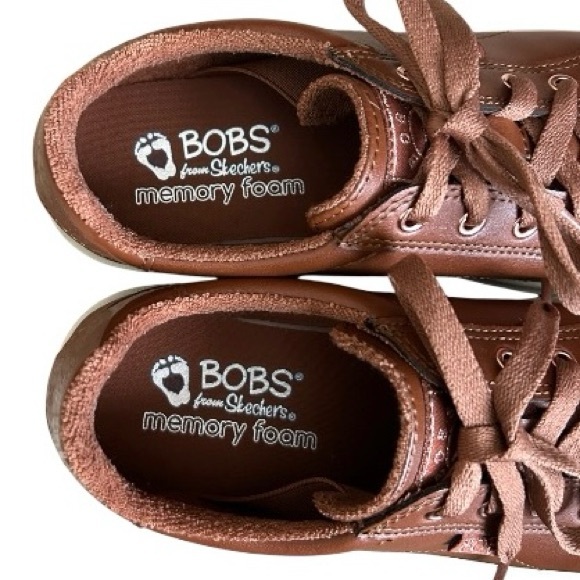 💐BOB’S From Skechers Brown Women’s Memory Foam Sneakers Sz.6.5 - Picture 3 of 6
